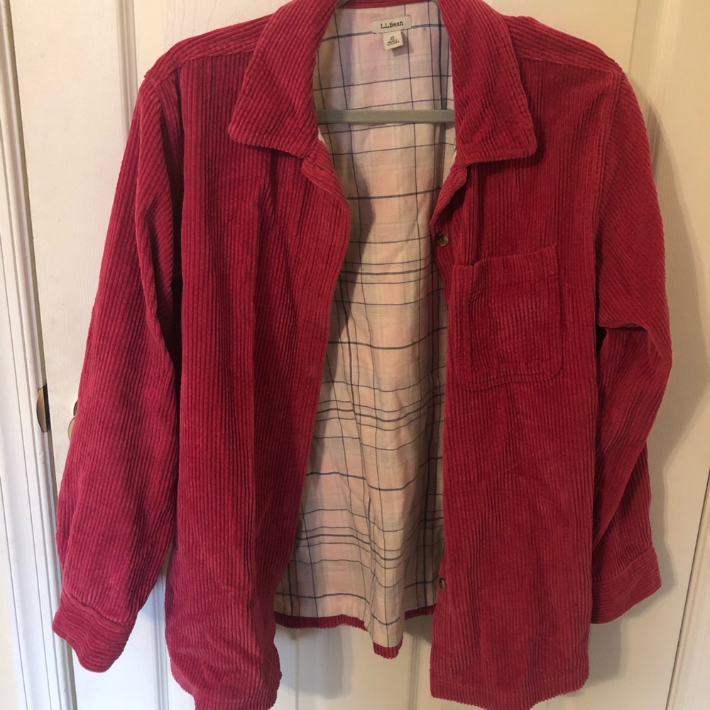 L.L. Bean Comfort Corduroy Big Shirt